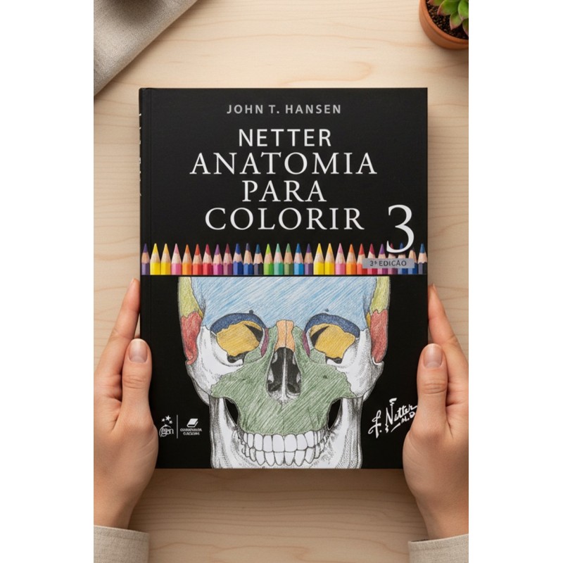 NETTER Cuaderno de anatomía para colorear 3