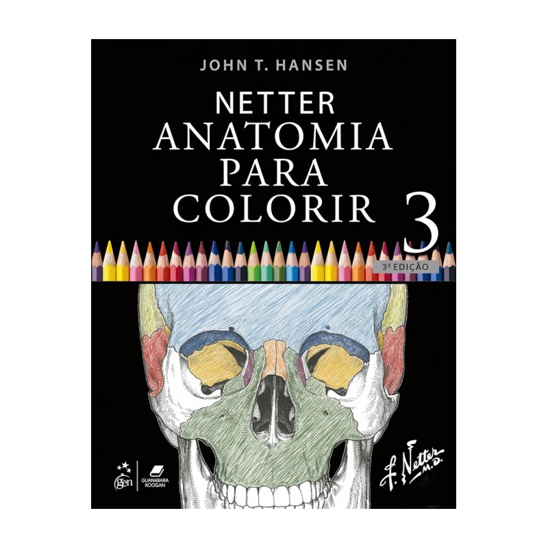 Netter. Cuaderno de Anatomía para Colorear 3ª Ed. (Hansen)
